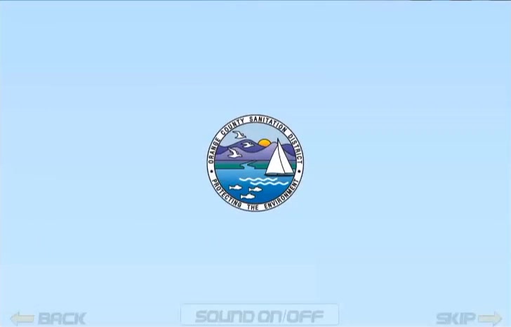 Illustrated characters from the Orange County Sanitation District succession management animation